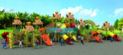 เครื่องเล่นสนามไม้